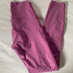 Lululemon Align High Rise Pant 28 in Pink Blossom